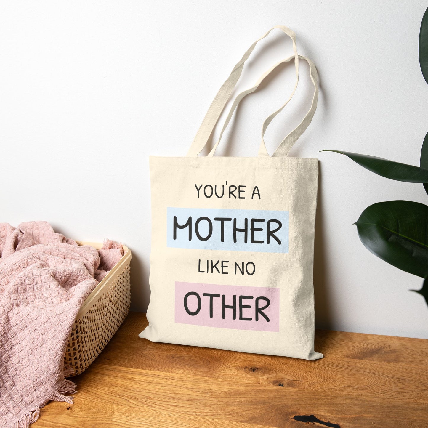 Stay Pawsitive Canvas Tote Bag - Perfect for Dog Parents