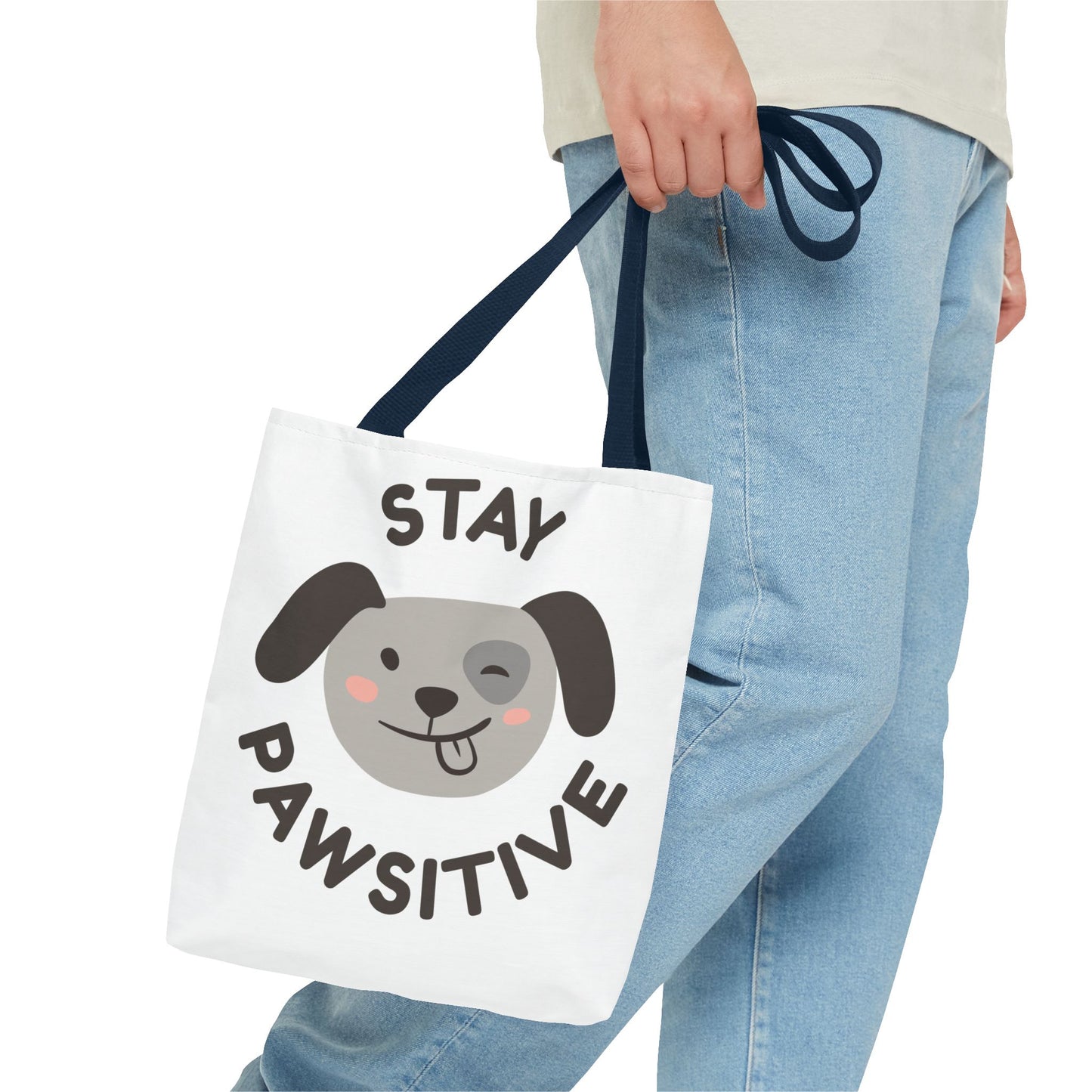 Eco-Friendly Tote Bag - Stay Pawsitive & Unique Mother Designs