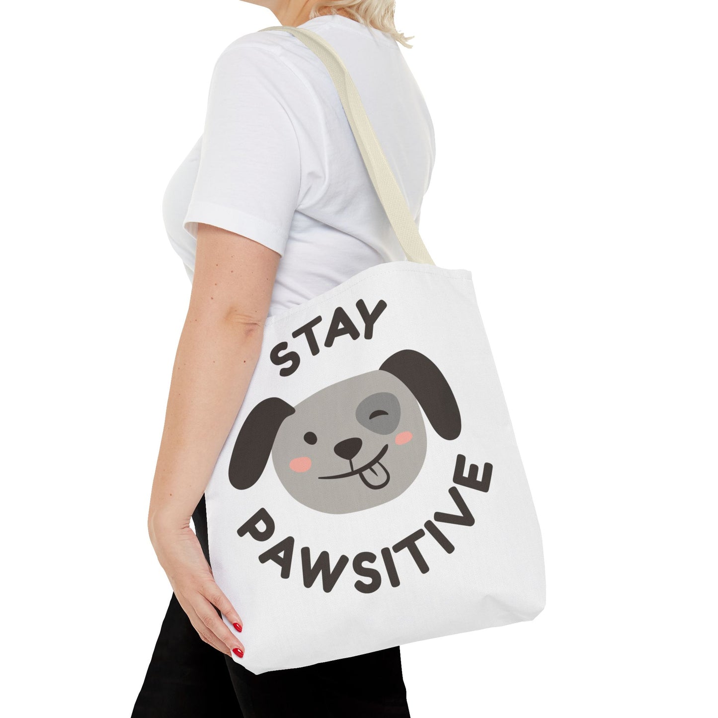 Eco-Friendly Tote Bag - Stay Pawsitive & Unique Mother Designs