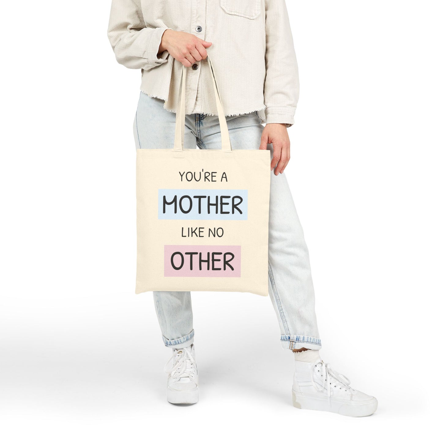 Stay Pawsitive Canvas Tote Bag - Perfect for Dog Parents