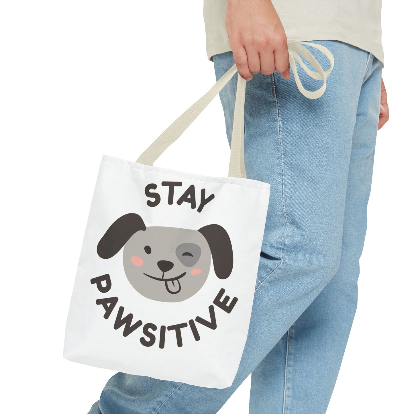 Eco-Friendly Tote Bag - Stay Pawsitive & Unique Mother Designs