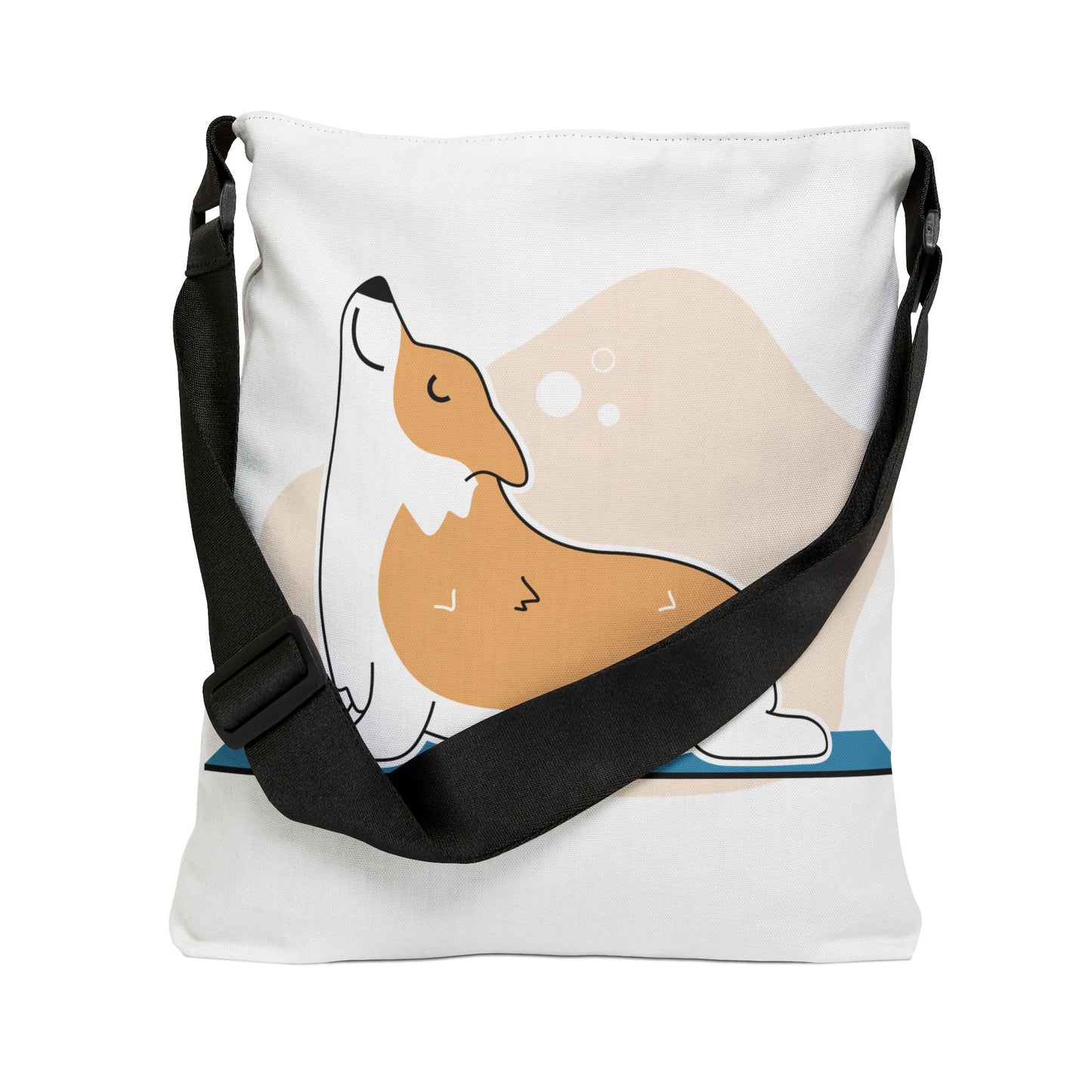 Groovy Mama Adjustable Tote Bag - Stylish & Fun Dog Lover's Carryall