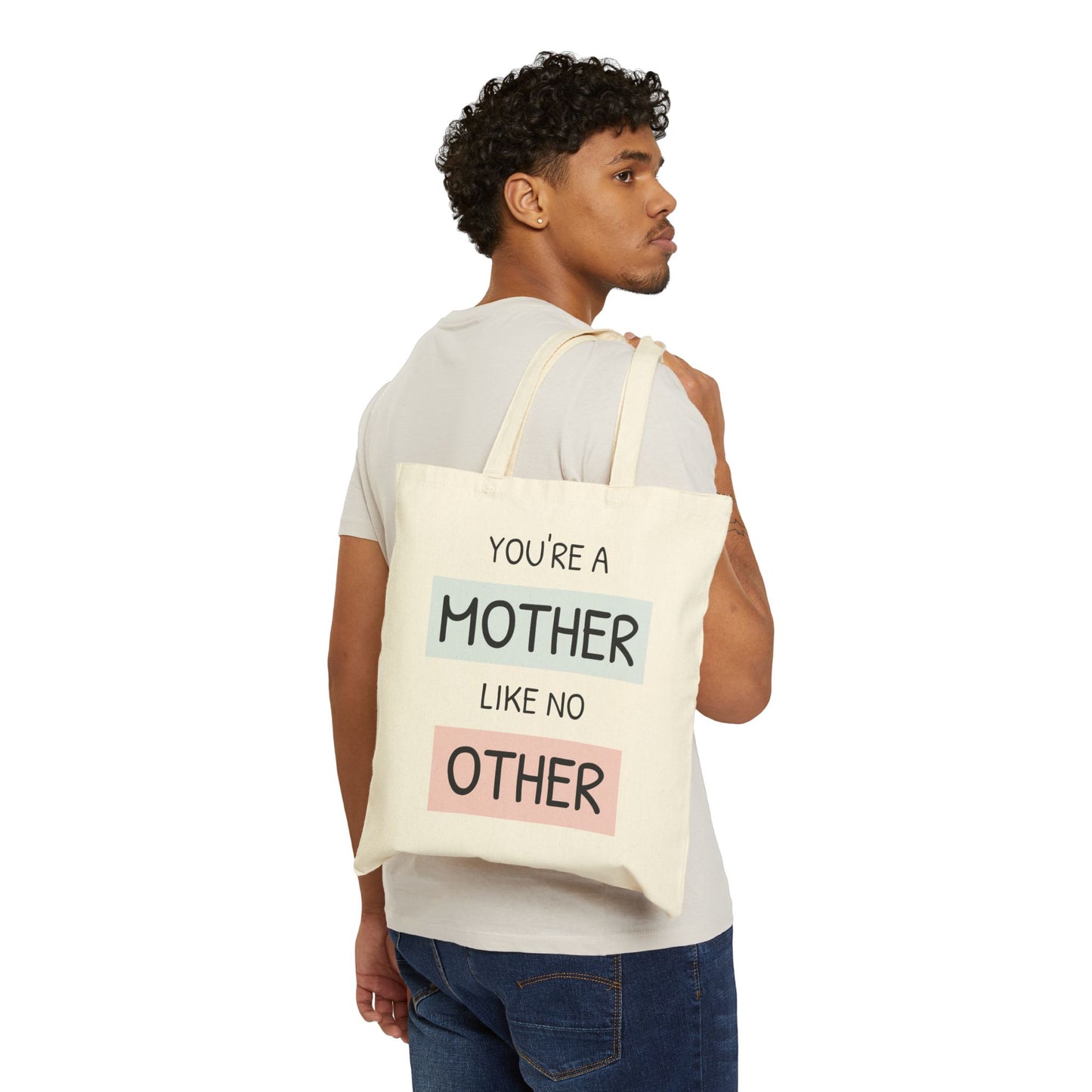 Stay Pawsitive Canvas Tote Bag - Perfect for Dog Parents