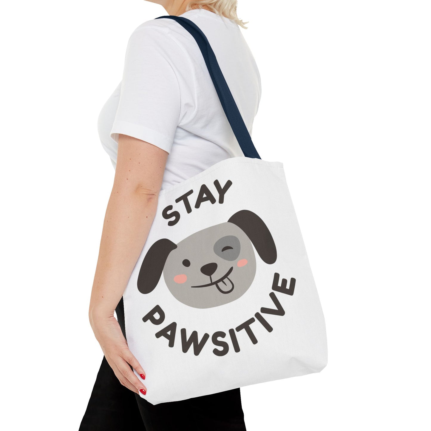 Eco-Friendly Tote Bag - Stay Pawsitive & Unique Mother Designs