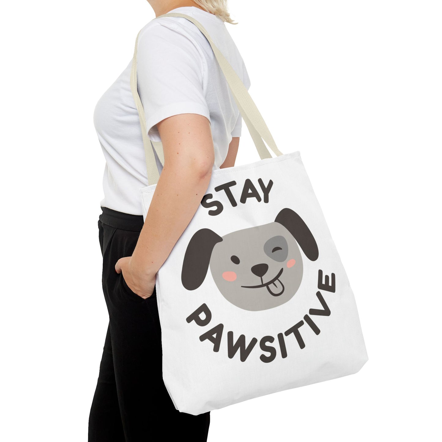 Eco-Friendly Tote Bag - Stay Pawsitive & Unique Mother Designs