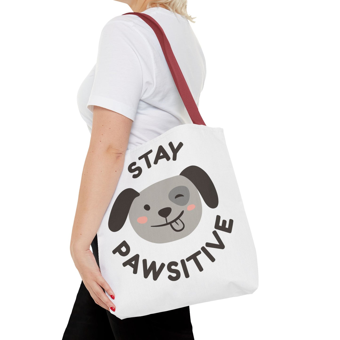 Eco-Friendly Tote Bag - Stay Pawsitive & Unique Mother Designs