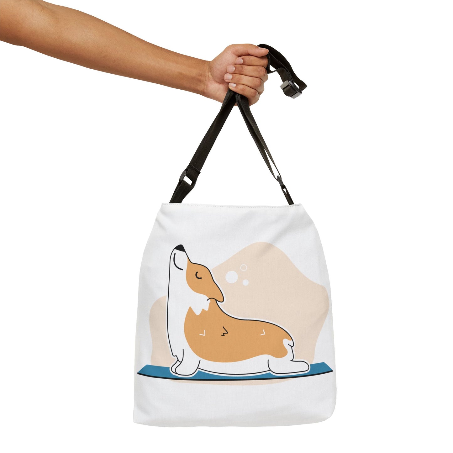 Groovy Mama Adjustable Tote Bag - Stylish & Fun Dog Lover's Carryall