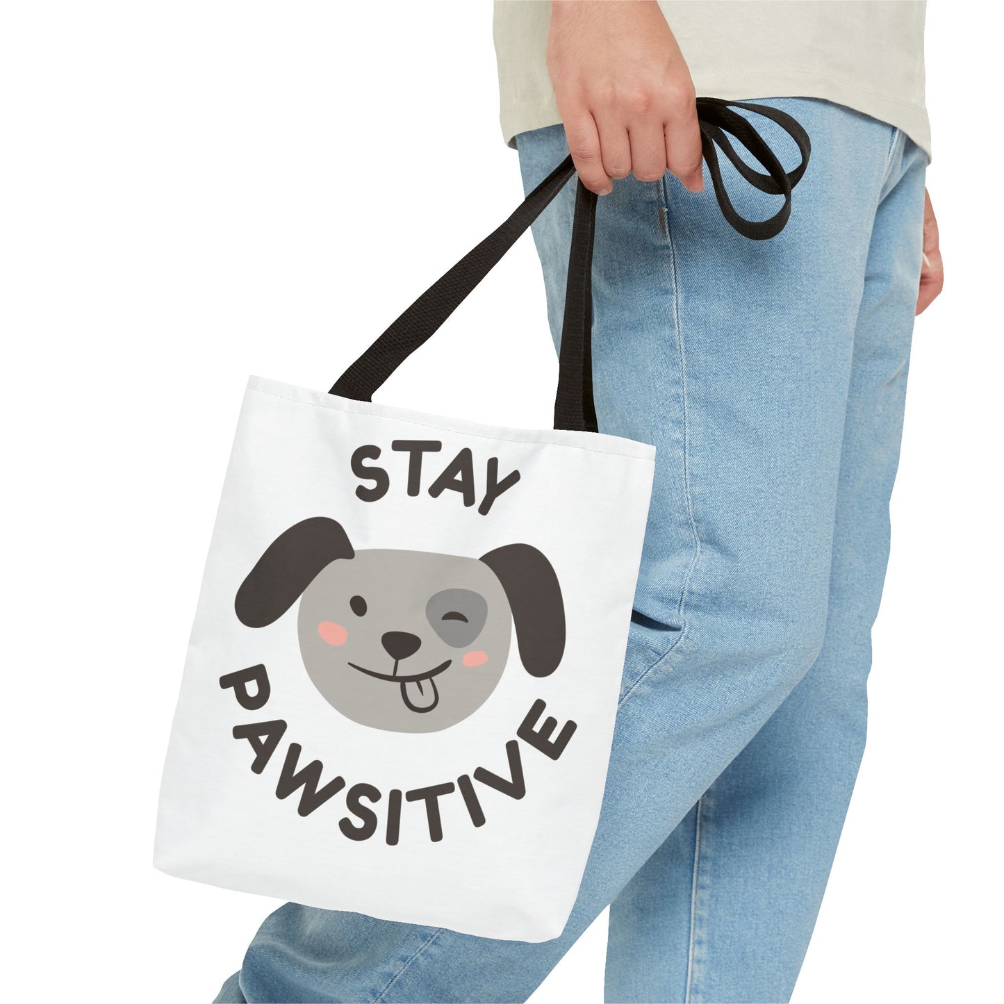 Eco-Friendly Tote Bag - Stay Pawsitive & Unique Mother Designs