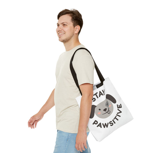 Eco-Friendly Tote Bag - Stay Pawsitive & Unique Mother Designs
