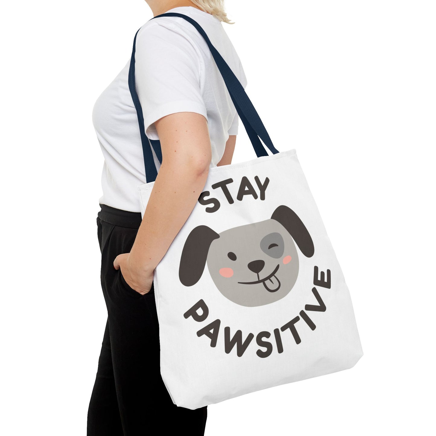 Eco-Friendly Tote Bag - Stay Pawsitive & Unique Mother Designs