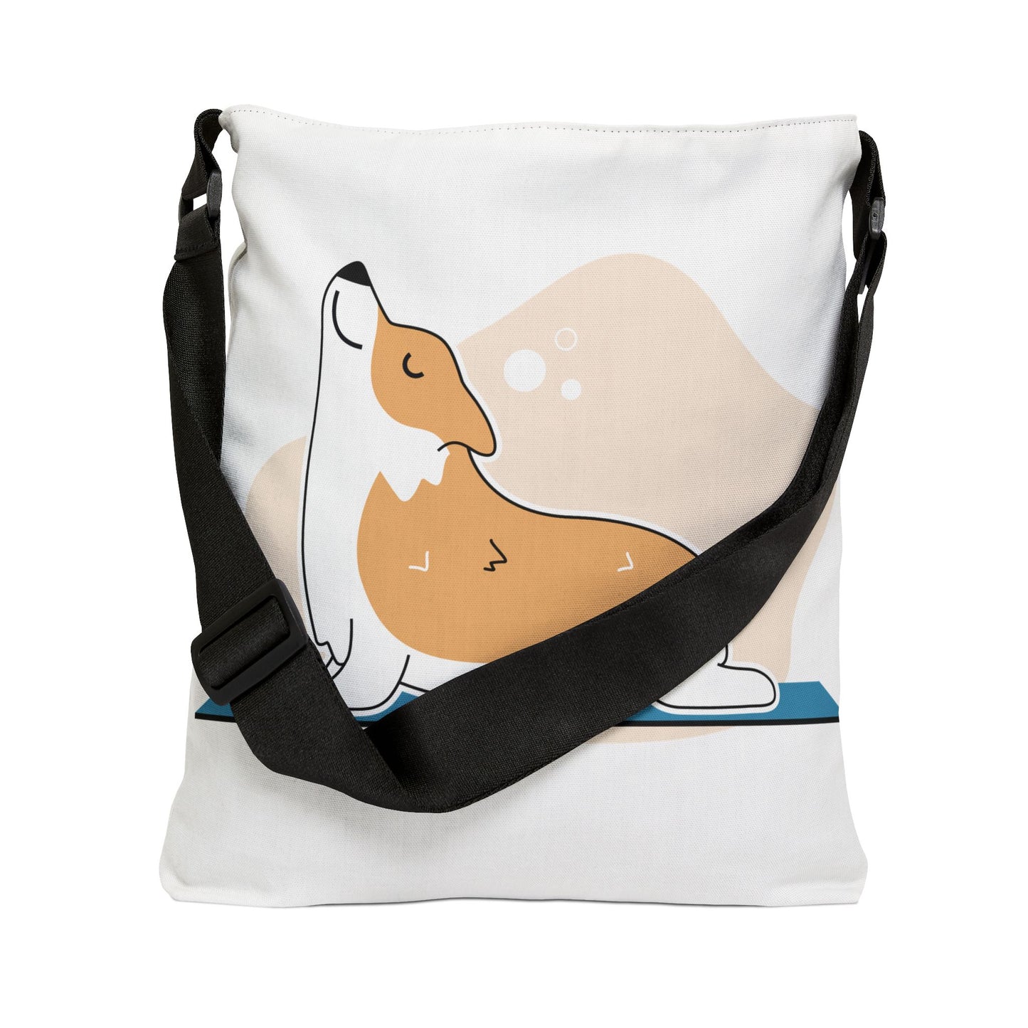 Groovy Mama Adjustable Tote Bag - Stylish & Fun Dog Lover's Carryall