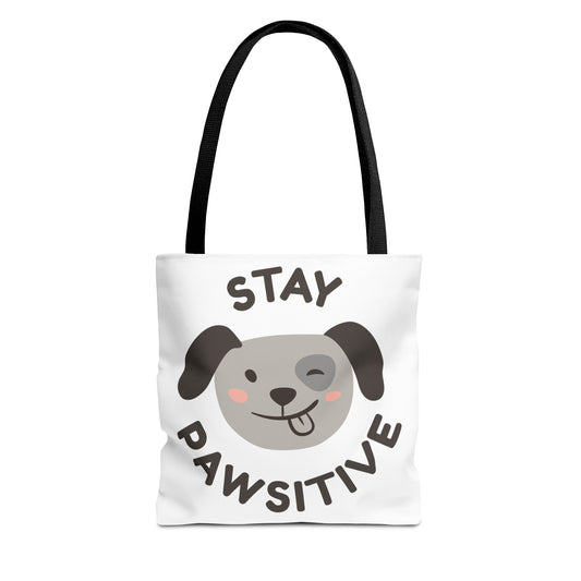 Eco-Friendly Tote Bag - Stay Pawsitive & Unique Mother Designs