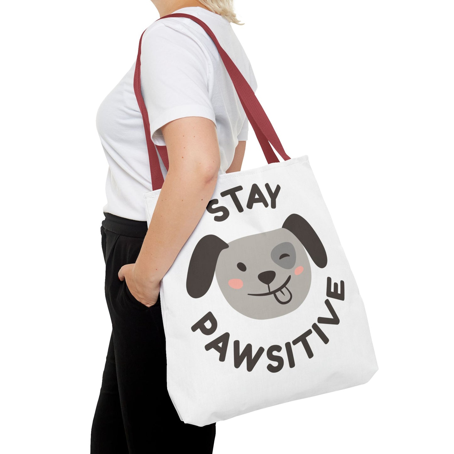 Eco-Friendly Tote Bag - Stay Pawsitive & Unique Mother Designs