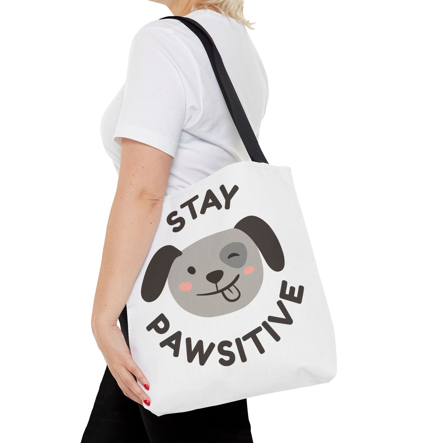 Eco-Friendly Tote Bag - Stay Pawsitive & Unique Mother Designs
